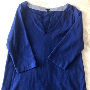 JCrew royal blue swim cover up/tunic - worn once!